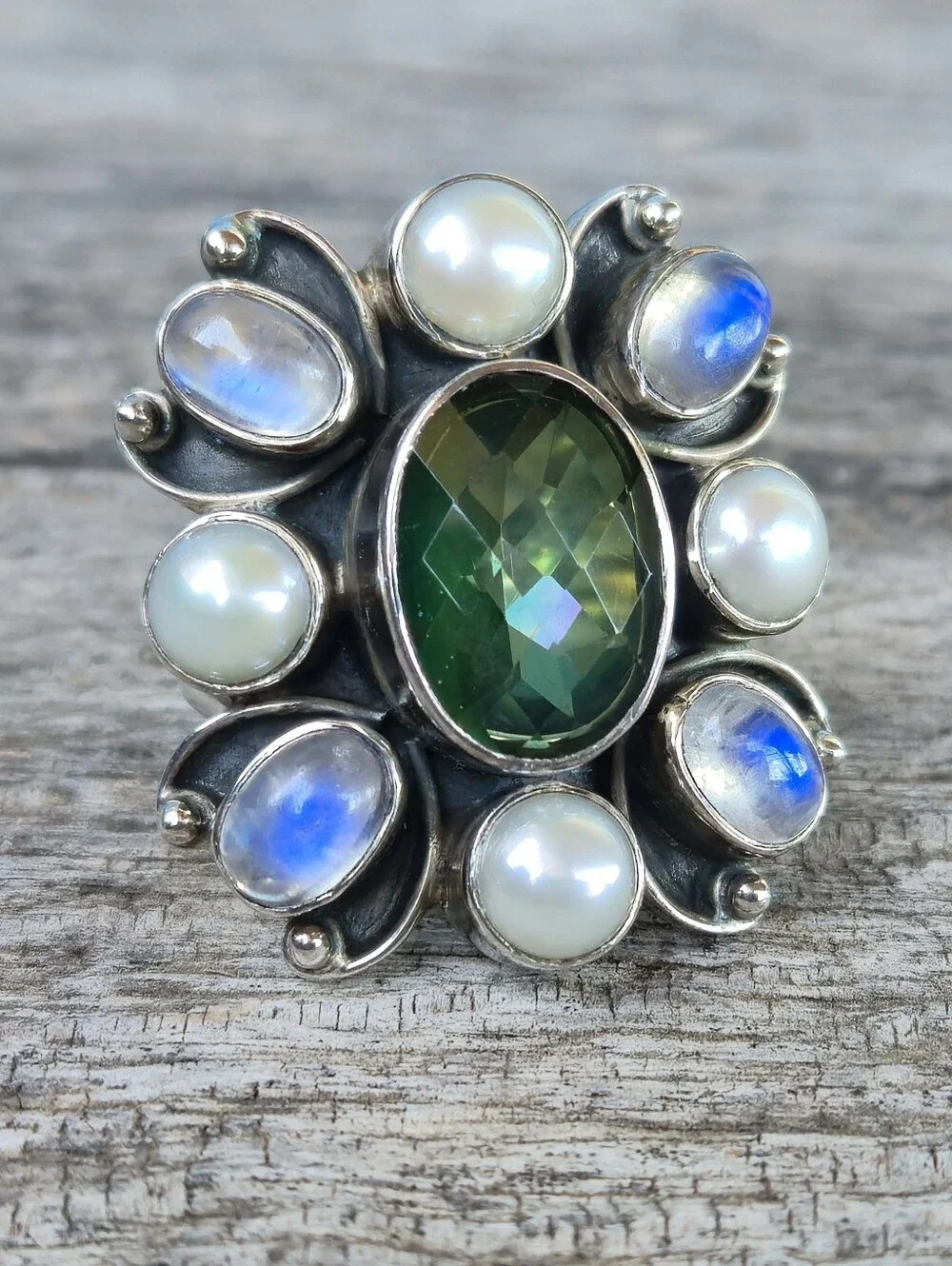 RAJ COLLECTION LIMITED EDITION Designer NICKY BUTLER Ring 925 Sterling Silver NB